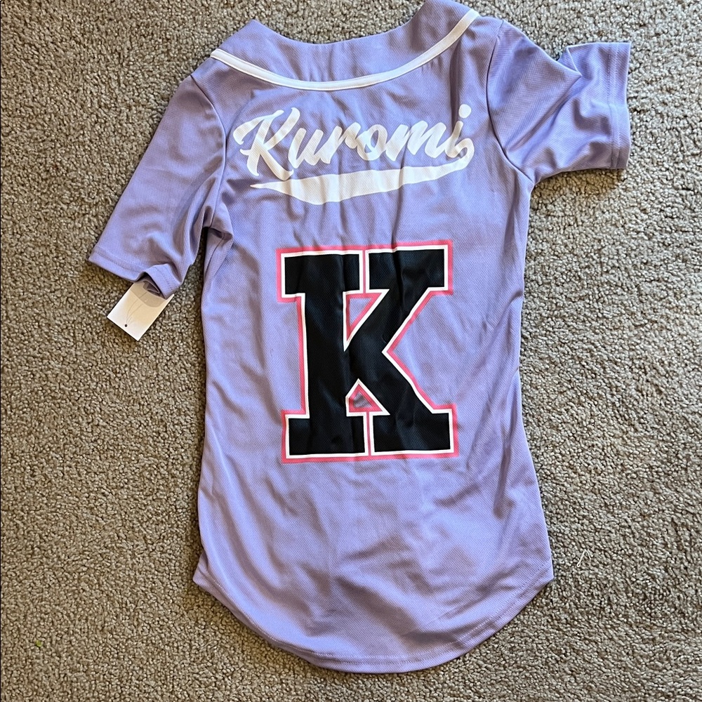 Kuromi button up lavender jersey - Picture 2 of 8